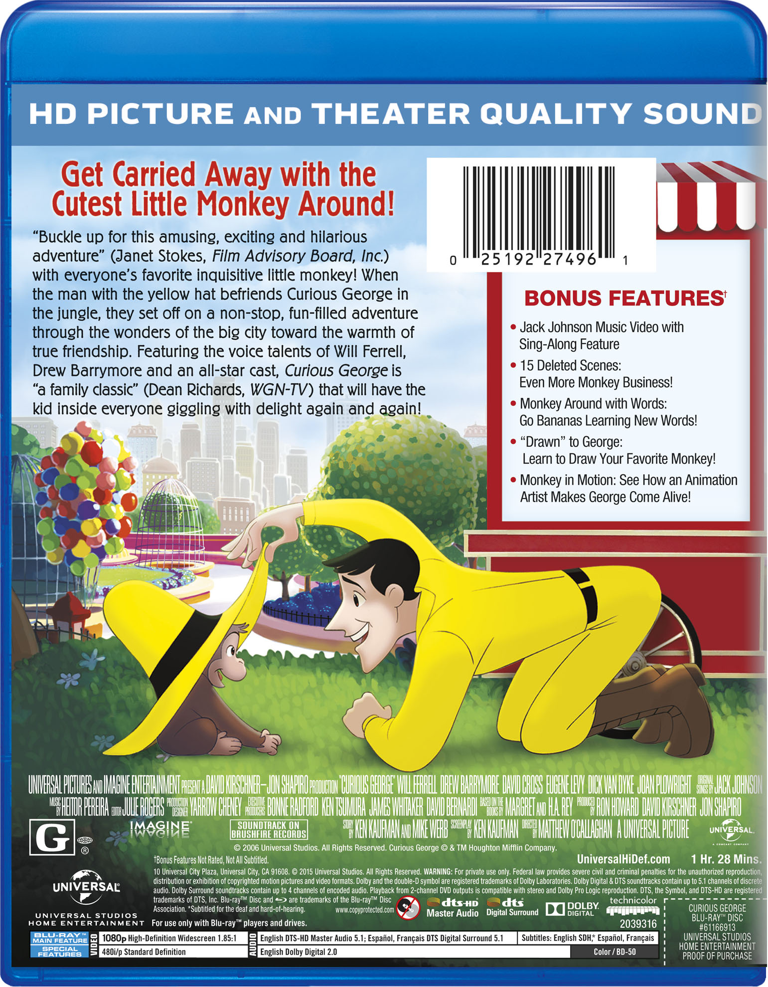 Curious George DVD Cover
