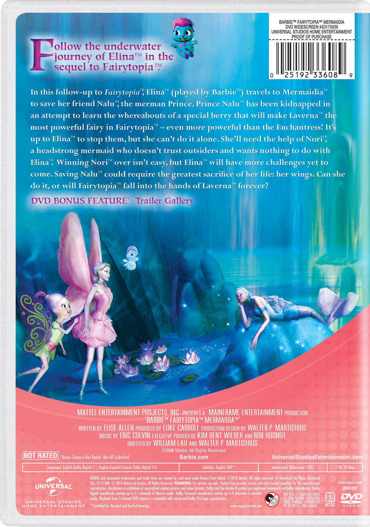 Barbie Fairytopia: Mermaidia | Movie Page | DVD, Blu-ray, Digital HD