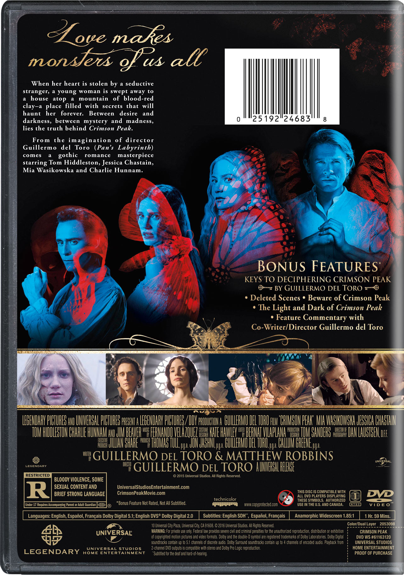 Crimson Peak Dvd Crimson Peak Dvd
