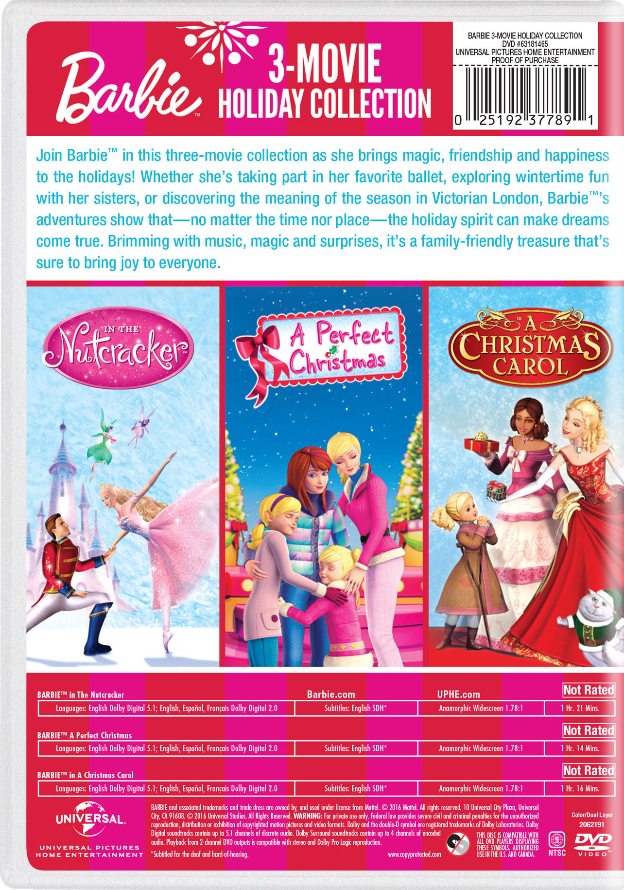 Barbie in A Christmas Carol Movie Page DVD, Bluray, Digital HD, On