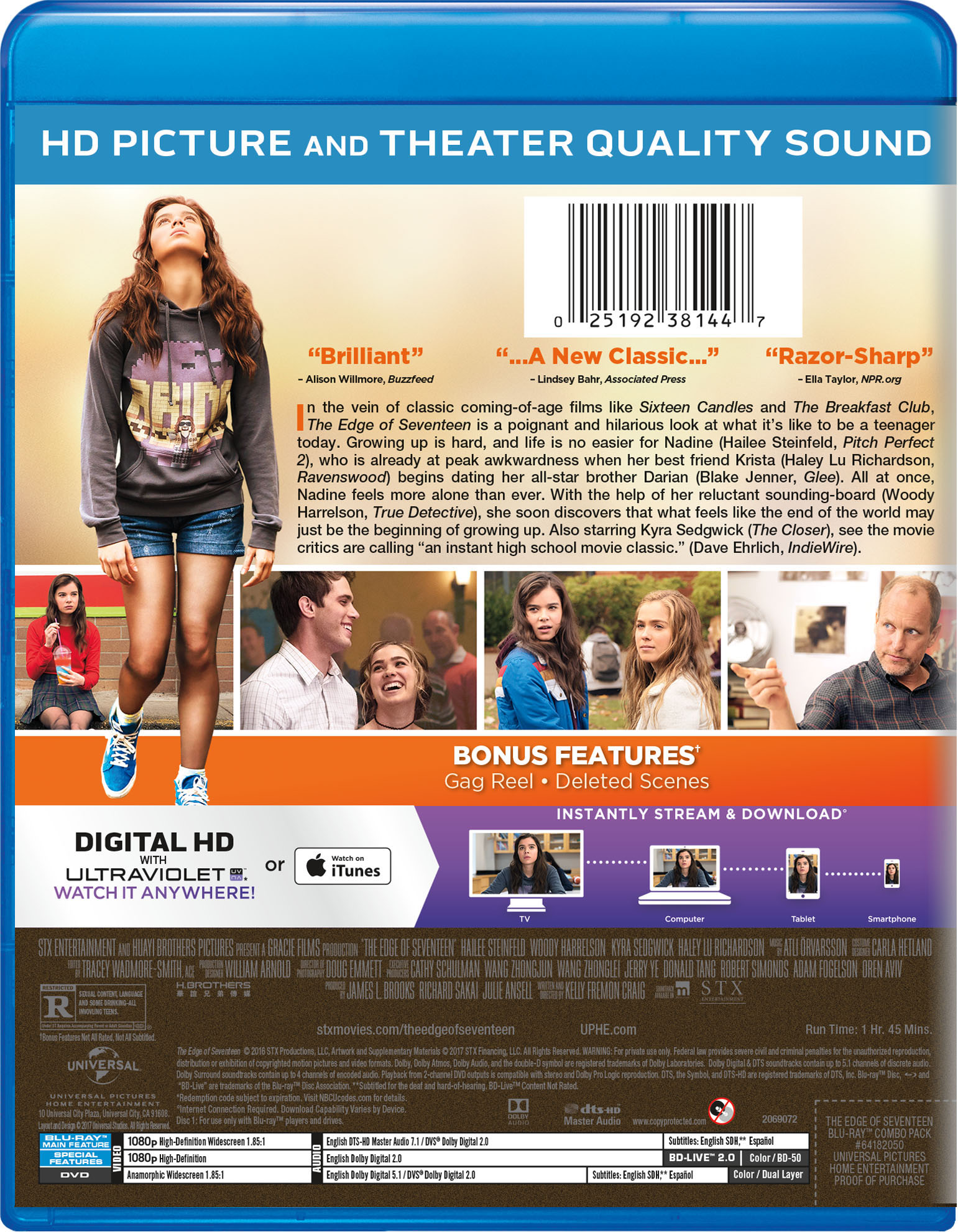 The Edge of Seventeen | Movie Page | DVD, Blu-ray, Digital HD, On