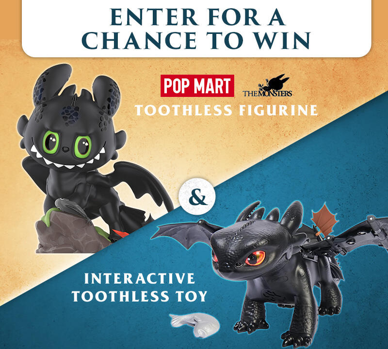 How to Train Your Dragon Toy Sweepstakes - promo