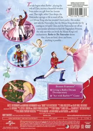 Barbie in The Nutcracker Watch Page DVD Blu ray Digital HD