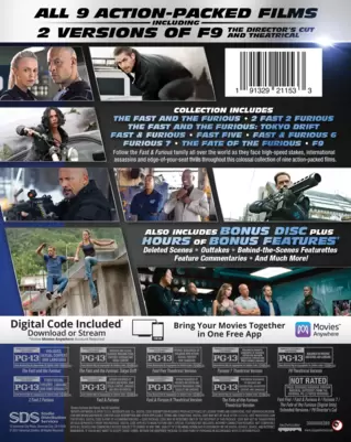 Fast and Furious 9 [DVD] (director cut + theatrical version)