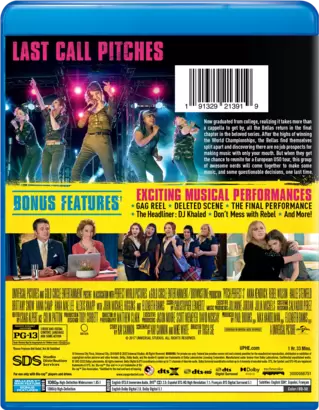 Pitch Perfect 3 Watch Page DVD Blu ray Digital HD On Demand Trailers Downloads Universal Pictures Home Entertainment