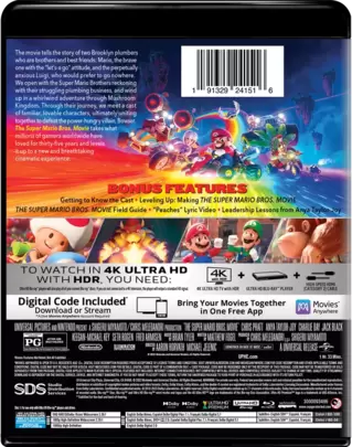 Super Mario Bros. (DVD), Seth Rogen, DVD