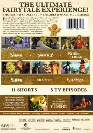  Shrek 4-Movie Collection [Blu-ray] : Mike Myers, Eddie Murphy,  Cameron Diaz, John Lithgow, Julie Andrews, Antonio Banderas, Vincent  Cassel, John Cleese, Rupert Everett, Walt Dohrn, Jennifer Saunders, Eric  Idle, Larry King