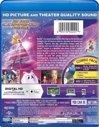 Barbie star 2025 light adventure dvd