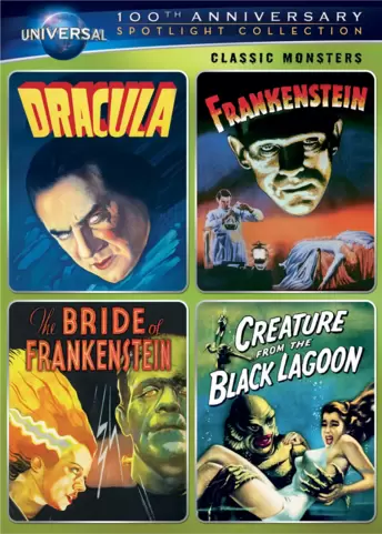 Classic Monsters Spotlight Collection (Dracula / Frankenstein / The Bride of Frankenstein / Creature from the Black Lagoon)