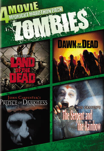 4 Movie Midnight Marathon Pack Zombies