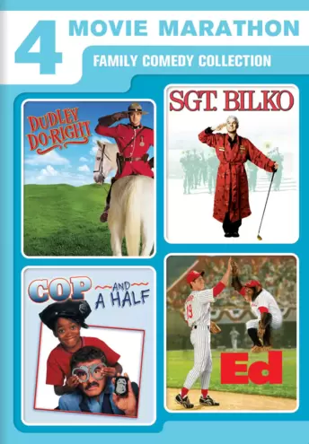 4-Movie Marathon: Family Comedy Collection (Dudley Do-Right / Sgt. Bilko / Cop and a Half / Ed)