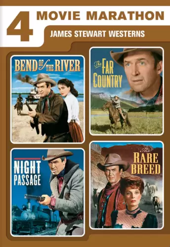 4-Movie Marathon: James Stewart Western Collection (Bend of the River / The Far Country / Night Passage / The Rare Breed)