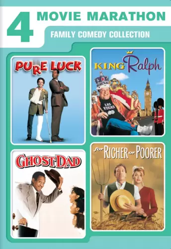 4-Movie Marathon: Family Comedy Collection (Pure Luck / King Ralph / Ghost Dad / For Richer or Poorer)