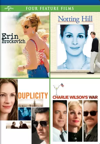 Erin Brockovich / Notting Hill / Duplicity / Charlie Wilson's War Four Feature Films