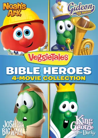 VeggieTales: Bible Heroes 4-Movie Collection (Noah's Ark / Gideon Tuba Warrior / Josh and the Big Wall / King George and the Ducky)