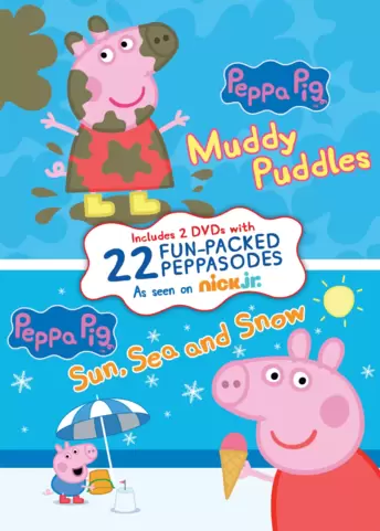 Peppa Pig Muddy Puddles and Sun, Sea, and Snow