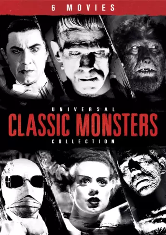 Universal Classic Monsters Collection (Dracula / Frankenstein / The Bride of Frankenstein / The Wolf Man / The Invisible Man / The Mummy)
