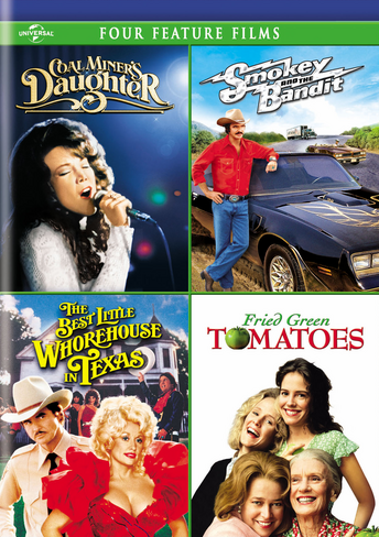 Coal Miner's Daughter / Smokey and the Bandit / The Best Little Whorehouse in Texas / Fried Green Tomatoes Four Feature Films