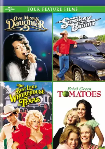 Coal Miner's Daughter / Smokey and the Bandit / The Best Little Whorehouse in Texas / Fried Green Tomatoes Four Feature Films