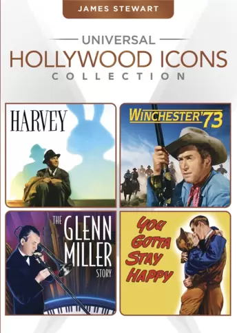 Universal Hollywood Icons Collection: James Stewart (Harvey / Winchester '73 / The Glenn Miller Story / You Gotta Stay Happy)