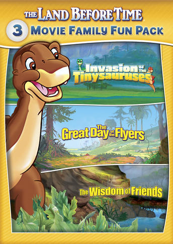  The Land Before Time 3-Movie Family Fun Pack