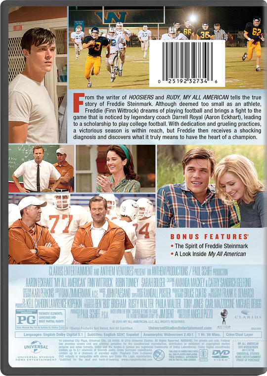 My All American Own Watch My All American Universal Pictures