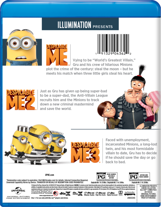 Despicable Me Own Watch Despicable Me Universal Pictures