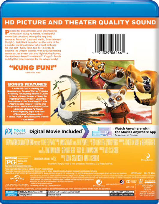 Kung Fu Panda Own Watch Kung Fu Panda Universal Pictures