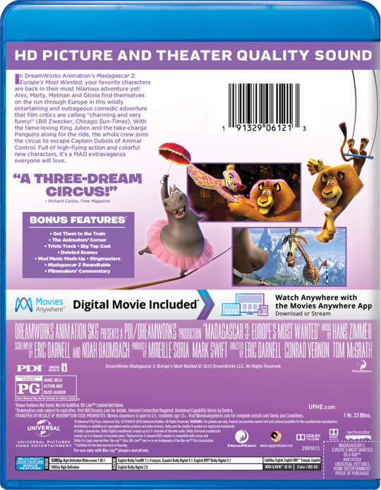 Madagascar 3 Europe S Most Wanted Own Watch Madagascar 3