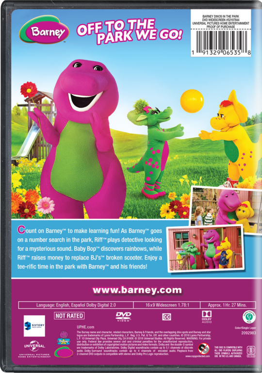 Barney: Dinos in the Park | Own & Watch Barney: Dinos in the Park ...