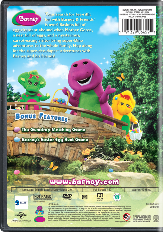 Barney: Egg-cellent Adventures | Own & Watch Barney: Egg-cellent ...