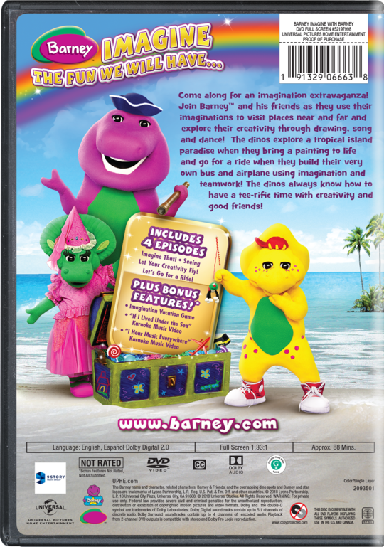 Barney: Imagine with Barney Own & Watch Barney: Imagine with Barney.