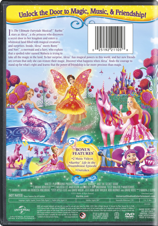 barbie and the secret door dvd