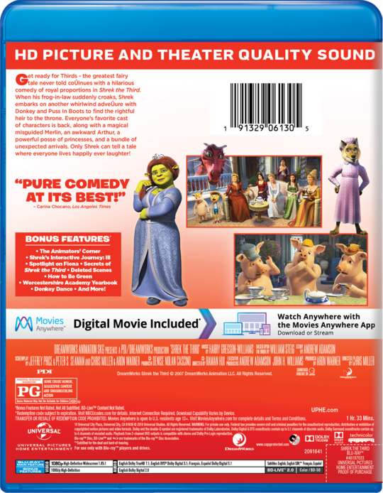 Shrek The Third Own Watch Shrek The Third Universal Pictures