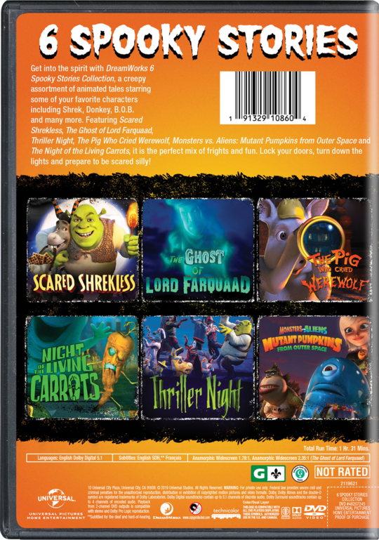Dreamworks 6 Spooky Stories Collection Watch On Blu Ray Dvd Digital And On Demand 