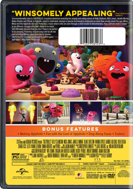 ugly dolls dvd walmart