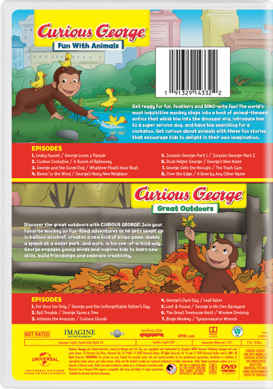 Curious George Fun With Animals Great Outdoors Watch Page Dvd Blu Ray Digital Hd On Demand Trailers Downloads Universal Pictures Home Entertainment