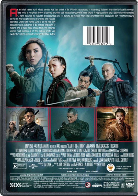 Blade of the 47 Ronin Watch Page DVD, Bluray, Digital HD, On