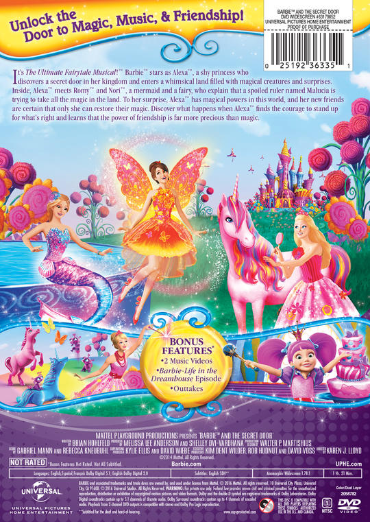 Barbie And The Secret Door Watch On Blu Ray Dvd Digital On