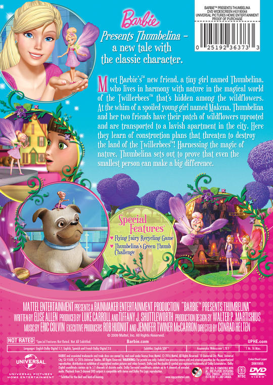 barbie thumbelina full movie