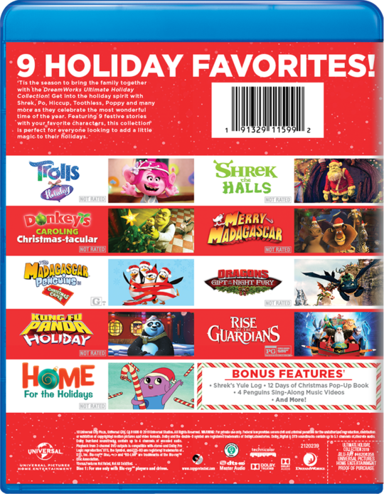 Dreamworks Ultimate Holiday Collection Own Watch Dreamworks Ultimate Holiday Collection Universal Pictures