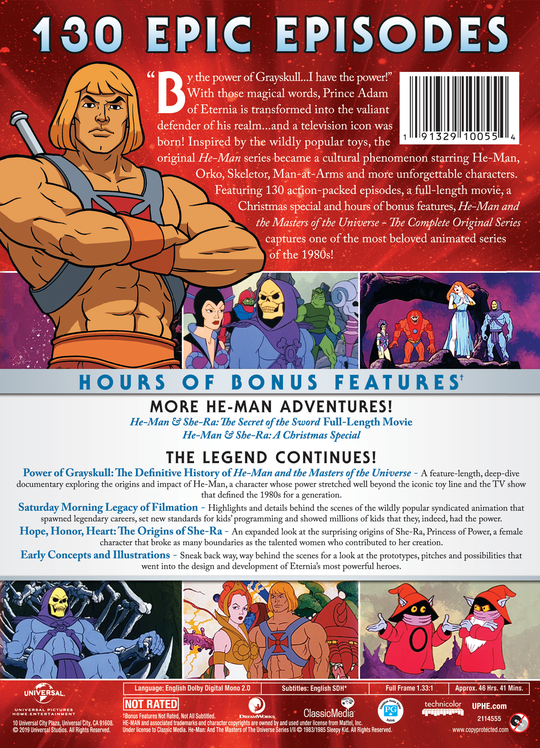 he man and the masters of the universe complete original series