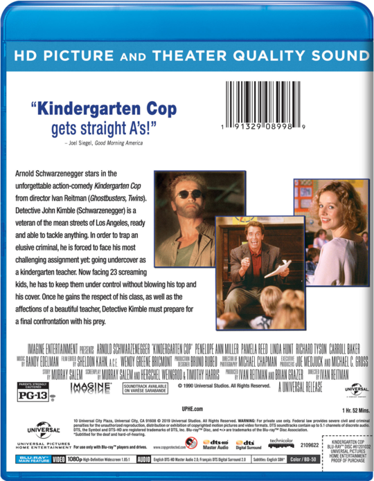 Kindergarten Cop Watch On Blu Ray Dvd Digital On Demand
