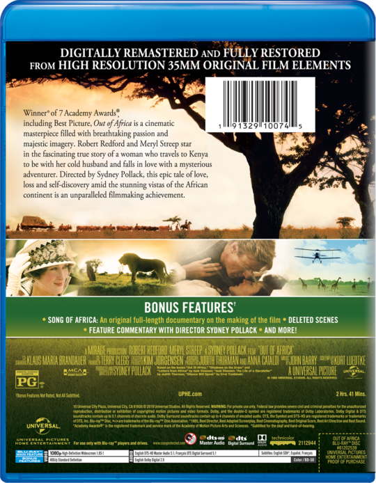 Out Of Africa Watch Page Dvd Blu Ray Digital Hd On Demand Trailers Downloads Universal Pictures Home Entertainment
