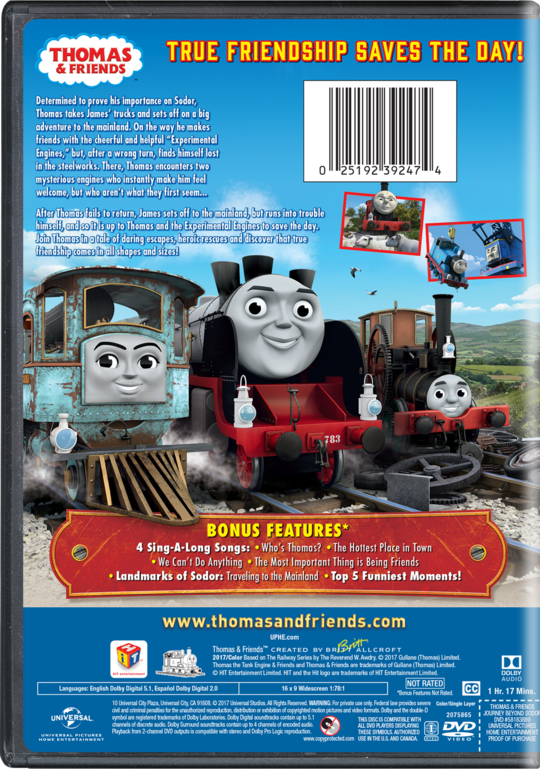 Thomas Friends Journey Beyond Sodor The Movie Own Watch Thomas Friends Journey Beyond Sodor The Movie Universal Pictures