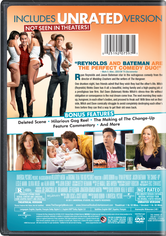 The Change Up Own Watch The Change Up Universal Pictures