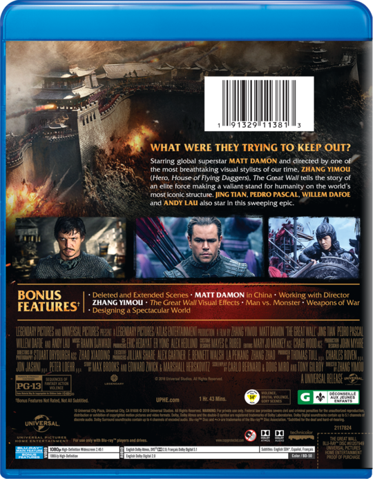 The Great Wall Own Watch The Great Wall Universal Pictures The Great Wall Own Watch The Great Wall Universal Pictures