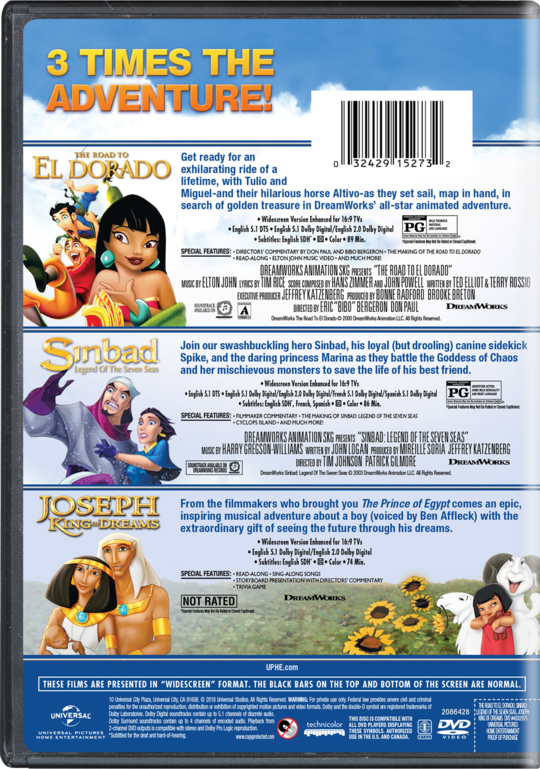 The Road To El Dorado Sinbad Legend Of The Seven Seas Joseph