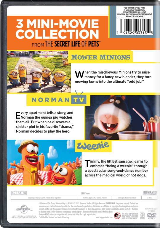 The Secret Life of Pets: 3 Mini-Movie Collection | Own & Watch The
