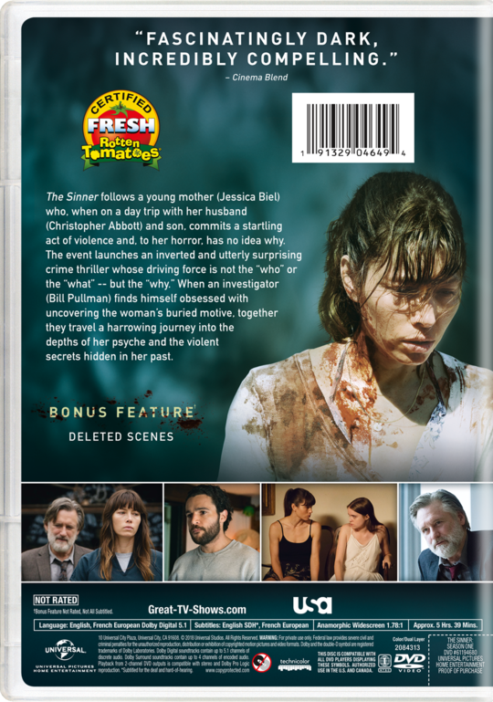 The Sinner Season One Tv Show Page Dvd Blu Ray